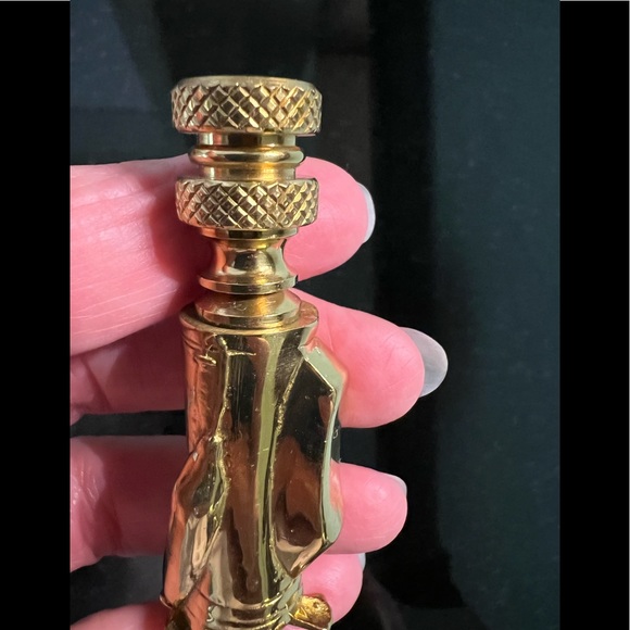 Brass Finial Golf Bag with Clubs - Picture 4 of 7